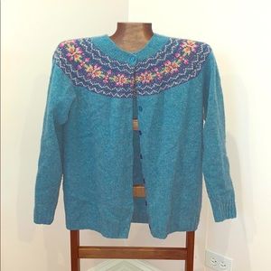Wool cardigan
